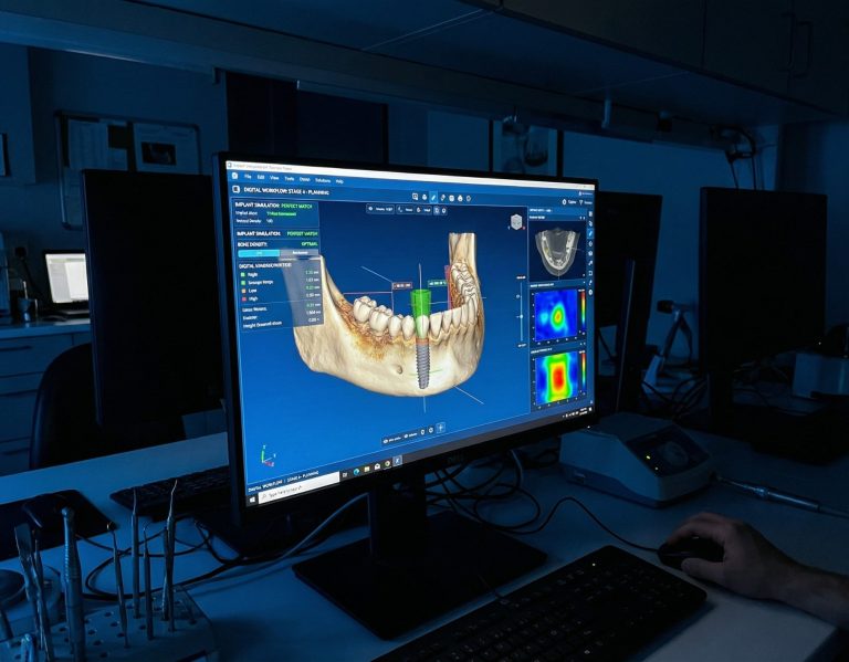 Planificación digital de implante dental con escaneado 3D en Murcia